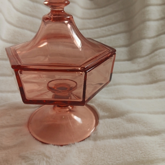 Glass candy compote 8' - Picture 6 of 7